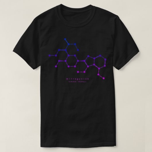 クカラフルルアトム分子の向日性 Tシャツ (デザイン正面)