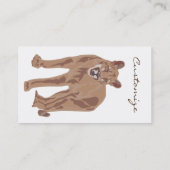 クガープママウンテンライオンサンダーコーブ 名刺 (裏面)