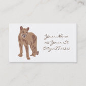 クガープママウンテンライオンサンダーコーブ 名刺 (正面)