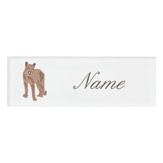 クガープママウンテンライオンサンダーコーブ 名札 (正面)