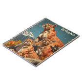 クガールズマウンテンライオンヴィンテージ ノートブック (左側)