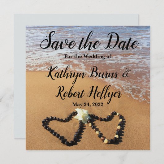 ククイナットレイビーチ保存日付 セーブザデート (正面/裏面)