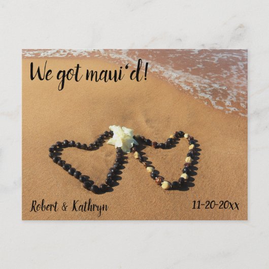 ククイナットレイビーチ得ウィマウイド葉書 ポストカード (正面)