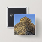 ククルカン神殿 または カスティーヨ城) 缶バッジ (正面&裏面)