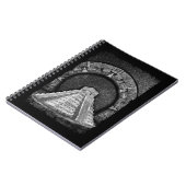 ククルカン・マヤのピラミッドの寺院のカレンアステカダー ノートブック (左側)