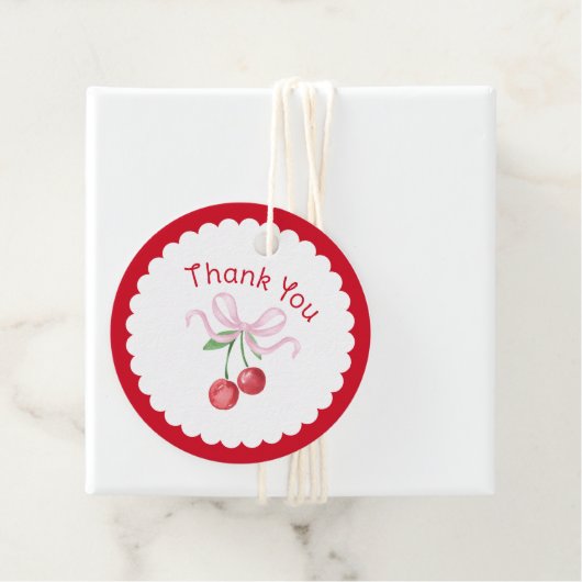 クコッテ チェリー ブライダルシャワーのお礼 フェイバータグ (インサイチュ)