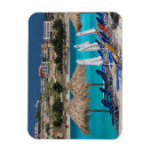 クサミル、町ビーチフロント マグネット (縦)