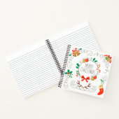 クシンプルリスマスエレガントデコレーションゲストブック ノートブック (内部)