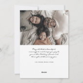 クシンプルリモダンスマスの写真 シーズンカード (裏面)