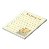 クジェルユダヤの卵の麺のキャセロールのスライス ノートパッド (回転)