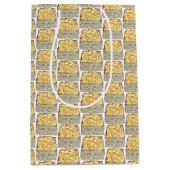 クジェルユダヤの卵の麺のキャセロールのスライス ミディアムペーパーバッグ (正面)