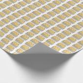 クジェルユダヤの卵の麺のキャセロールのスライス ラッピングペーパー (角)