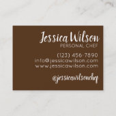 クジェルユダヤの卵の麺のキャセロールのスライス 名刺 (裏面)