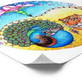 クジャクとタイガーを信頼 ポスター (角)