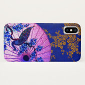 クジャクのオリエンタル・パラソル日本さくらんぼの花 Case-Mate iPhoneケース (裏面(横))
