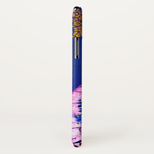 クジャクのオリエンタル・パラソル日本さくらんぼの花 Case-Mate iPhoneケース (裏面/右)