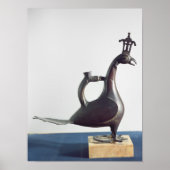 クジャクの型枠のアクアマニレ ポスター (正面)