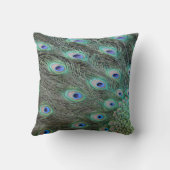 クジャクの尾羽 クッション (裏面)