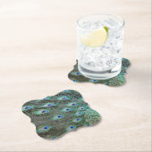 クジャクの尾羽 ペーパーコースター (インサイチュ)