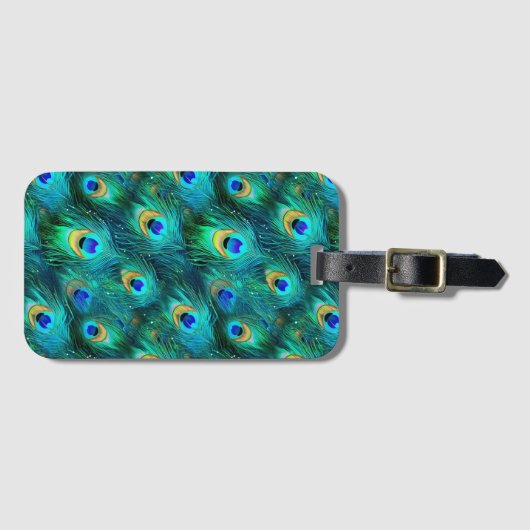 クジャクの栄光 ラゲッジタグ (正面横)