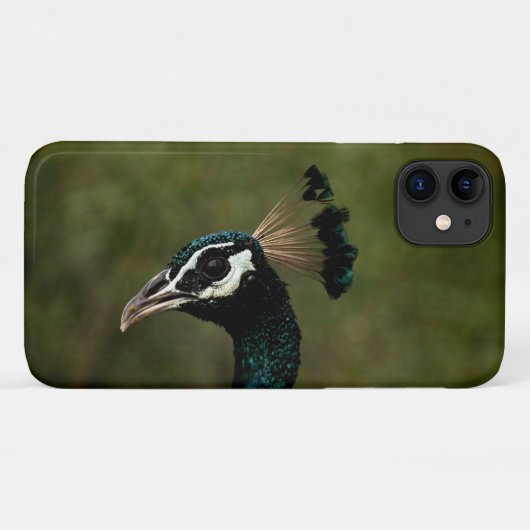 クジャクの横顔 Case-Mate iPhoneケース (裏面(横))
