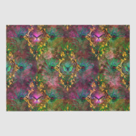 クジャクの羽のビクトリアン紫 薄葉紙