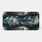クジャクの羽根 Case-Mate iPhoneケース (裏面(横))