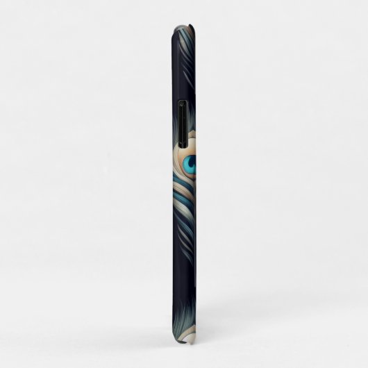 クジャクの羽根 Case-Mate iPhoneケース (裏面/右)