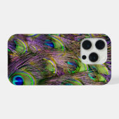 クジャクの羽根 iPhoneケース (裏面横)