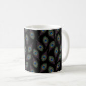 クジャクの羽 コーヒーマグカップ (正面右)