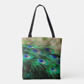 クジャクの羽 トートバッグ (裏面)