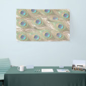 クジャクの羽 横断幕 (トレードショー)