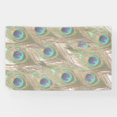 クジャクの羽 横断幕 (横)