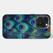 クジャクの羽 iPhoneケース (裏面横)