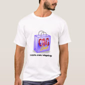 クジャクの羽 Tシャツ (正面)
