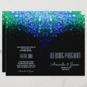 クジャクエレガントカラー照明《写真》ぼけ味結婚式 (正面/裏面)