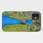 クジャク青い頭と尾カラフル羽 Case-Mate iPhoneケース (裏面(横))