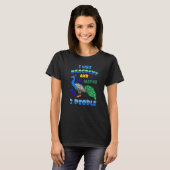 クジャク鳥羽青い動物園 Tシャツ (正面フル)