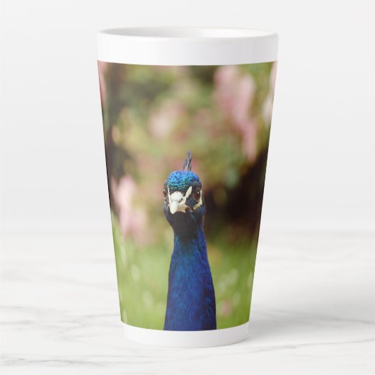 クジャク カフェラテマグ (正面)