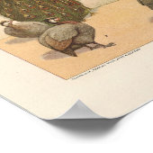 クジャク、トルコ、アンギニア鳥 ポスター (角)