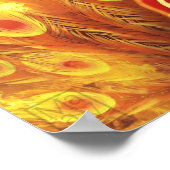 クジャク ポスター (角)