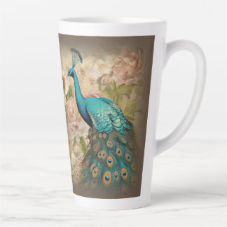 クジャク（マッチングジャーナルあり） カフェラテマグ