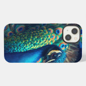 クジャク iPhoneケース (裏面横)
