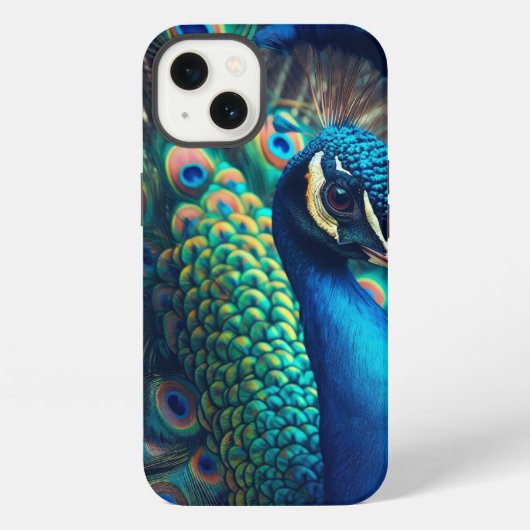 クジャク iPhoneケース (裏面)