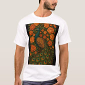 クジャク Tシャツ (正面)