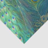 クジャクN羽ペアDark Blue Decopage 薄葉紙 (詳細)