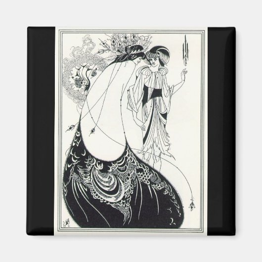 クジャックスカート磁石 マグネット (正面)