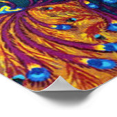 クジャックフェザー猫ルイワーイン ポスター (角)