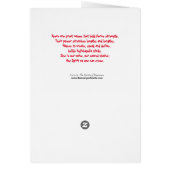 クジュチャグリア – クワンザ・ノテカードの精霊 (裏面)