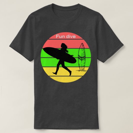 クジラおもしろいダイビングt 1 tシャツ (デザイン正面)